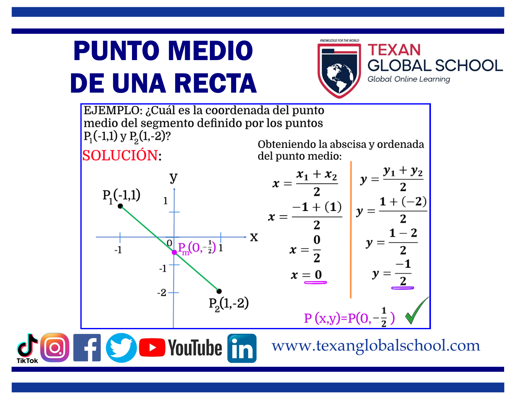 Punto Medio de una Recta 2